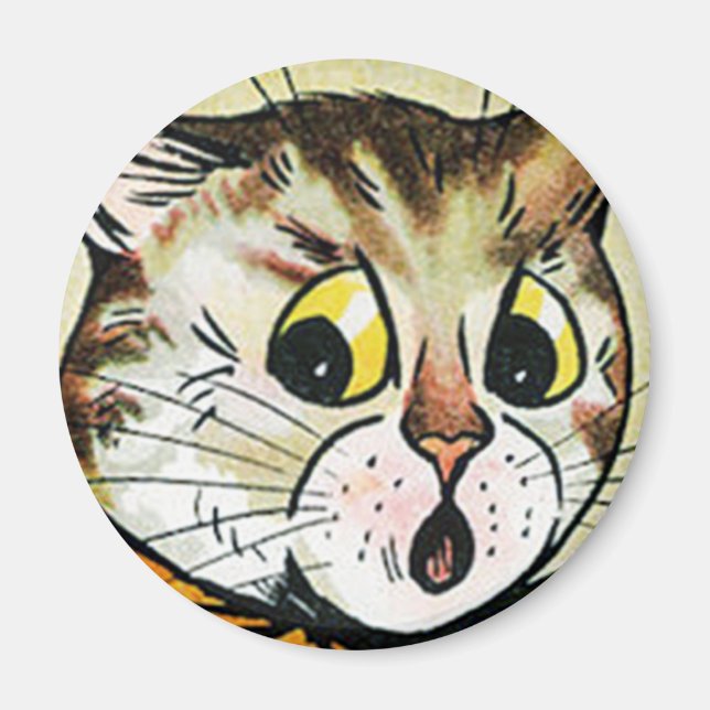 Imán Louis Wain cat Magnet (Frente)