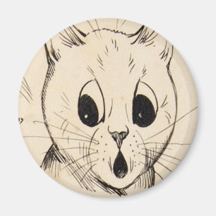 Imán Louis Wain cat Magnet