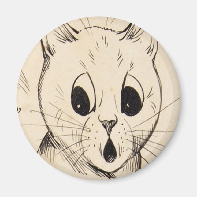 Imán Louis Wain cat Magnet (Frente)