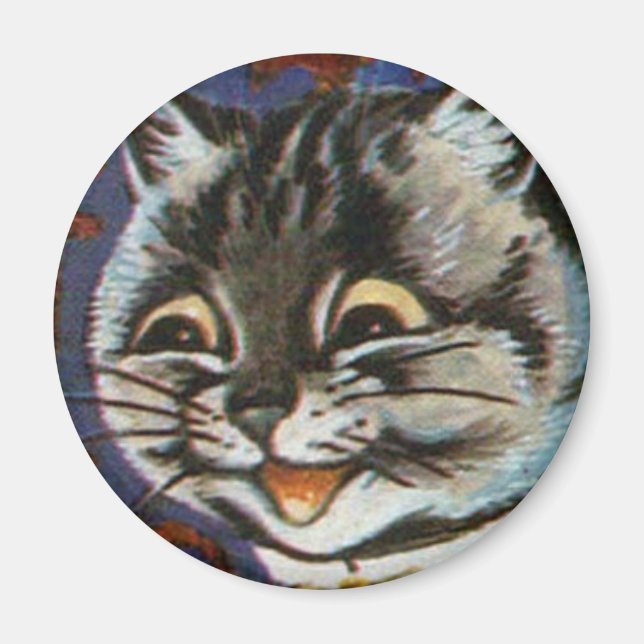 Imán Louis Wain cat Magnet (Frente)