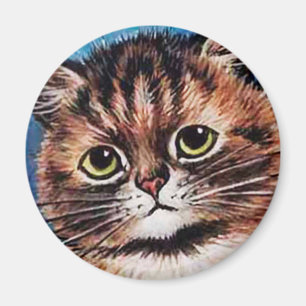 Imán Louis Wain cat Magnet