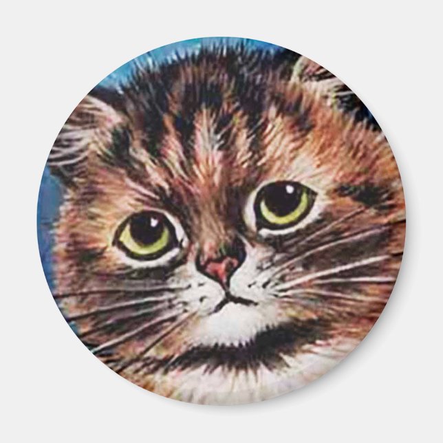 Imán Louis Wain cat Magnet (Frente)