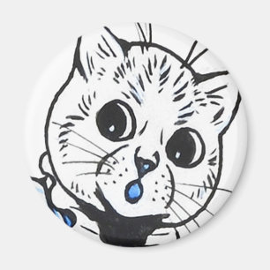 Imán Louis Wain cat Magnet