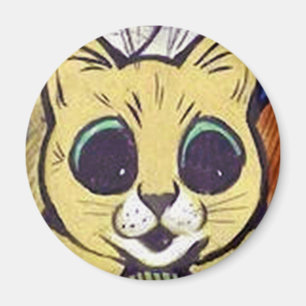 Imán Louis Wain cat Magnet