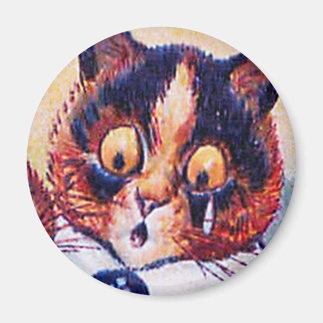 Imán Louis Wain cat Magnet (Frente)
