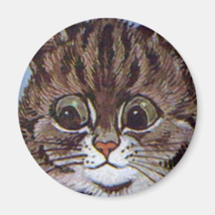 Imán Louis Wain cat Magnet