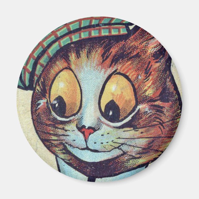 Imán Louis Wain cat Magnet (Frente)