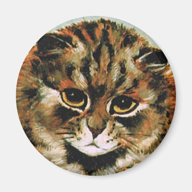 Imán Louis Wain cat Magnet (Frente)