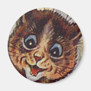 Imán Louis Wain cat Magnet