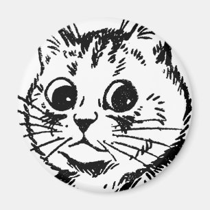 Imán Louis Wain cat Magnet