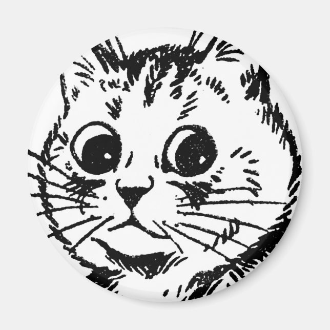 Imán Louis Wain cat Magnet (Frente)