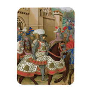 Imán Louis XII (1462-1515) que sale de Alexandría en e