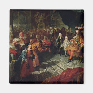 Imán Louis XIV que recibe al embajador persa