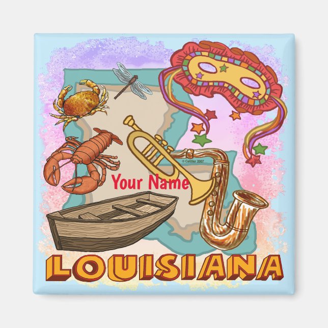 Imán Louisiana (Frente)