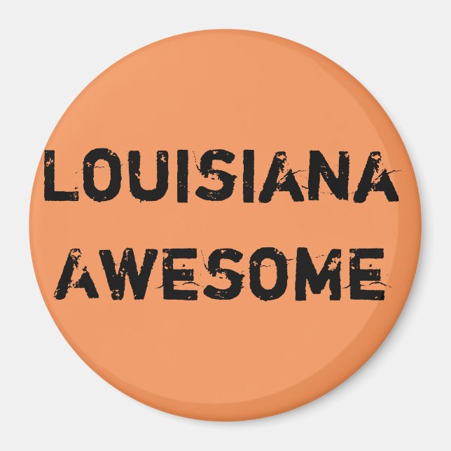 Imán Louisiana Awesome Cita Magnet (Frente)