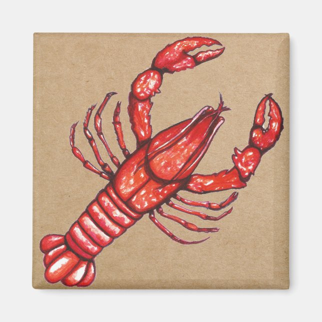 Imán Louisiana Cajun Crawfish (Frente)