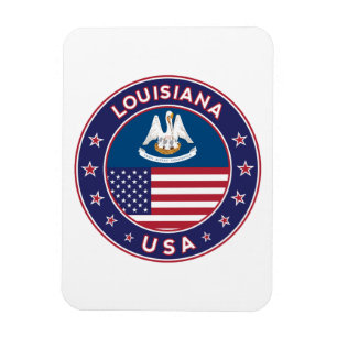 Imán Louisiana, estuche de teléfono de Luisiana, pegati