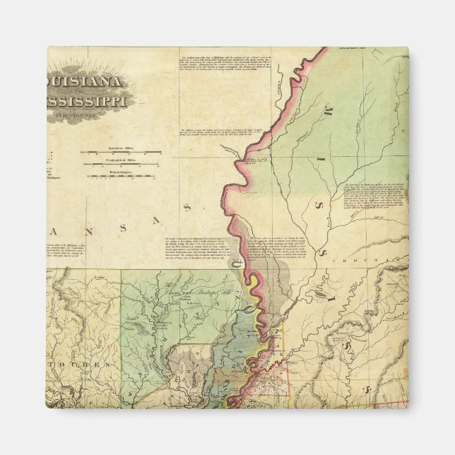 Imán Louisiana y Misisipi (Frente)
