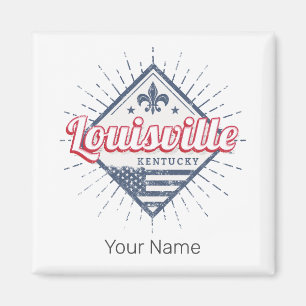 Imán Louisville City Kentucky Estados Unidos Vintage US