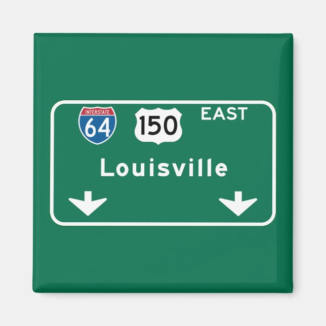 Imán Louisville, Rótulo KY Road (Frente)