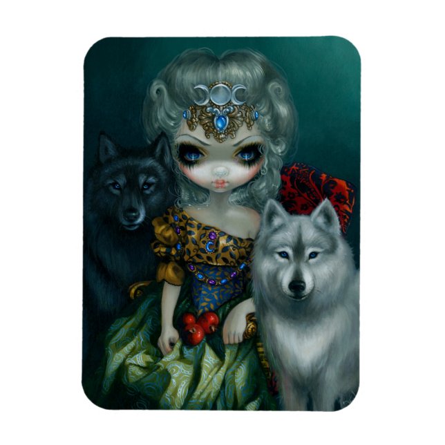 Imán "Loup-Garou: La Grande Prêtresse" Flex Magnet (Vertical)