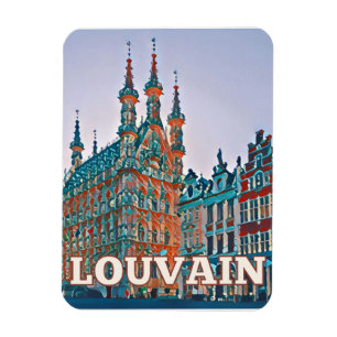 Imán Louvain Belgique Photo Vintage