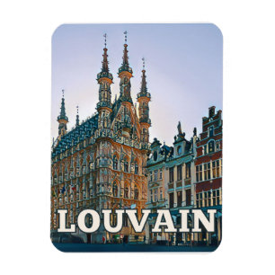 Imán Louvain Belgique Photo Vintage