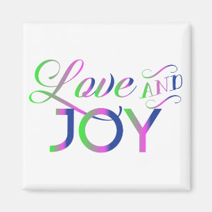 Imán Love And Joy Colorful Magnet
