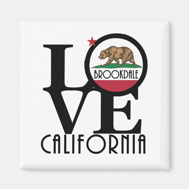 Imán LOVE Brookdale California (Frente)