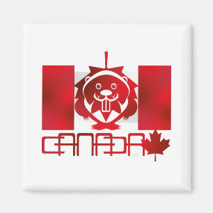 Imán  LOVE Castor/ Maple Bandera Canada by Masanser
