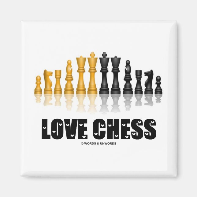 Imán Love Chess (Frente)