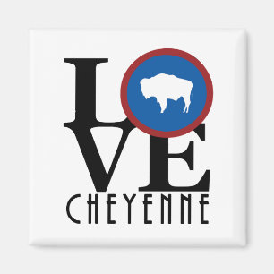 Imán LOVE Cheyenne Wyoming