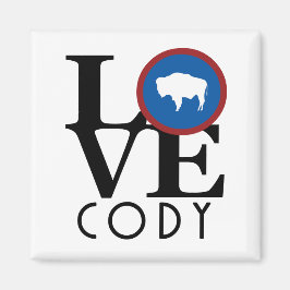 Imán LOVE Cody Wyoming