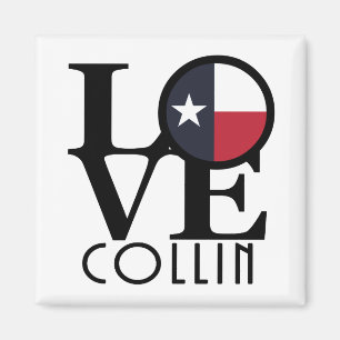Imán LOVE Collin Texas