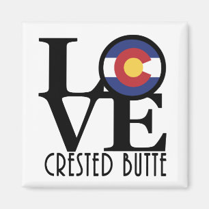 Imán LOVE Crested Butte