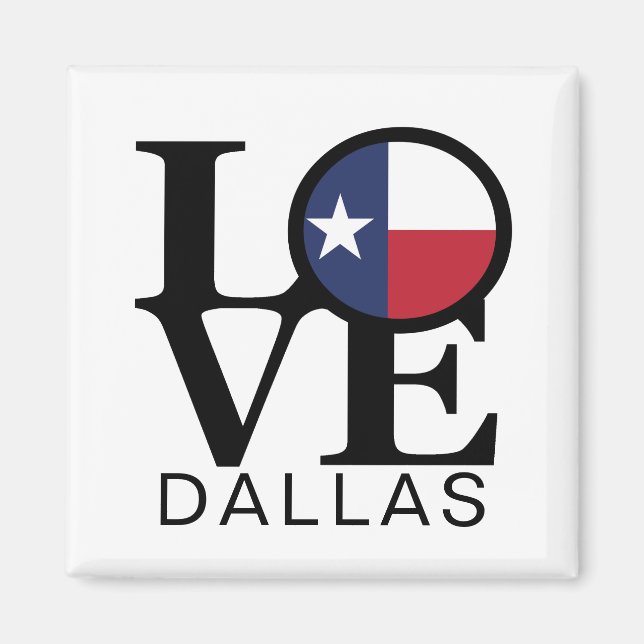 Imán LOVE Dallas