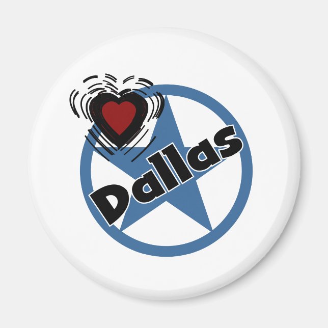 Imán Love Dallas (Frente)