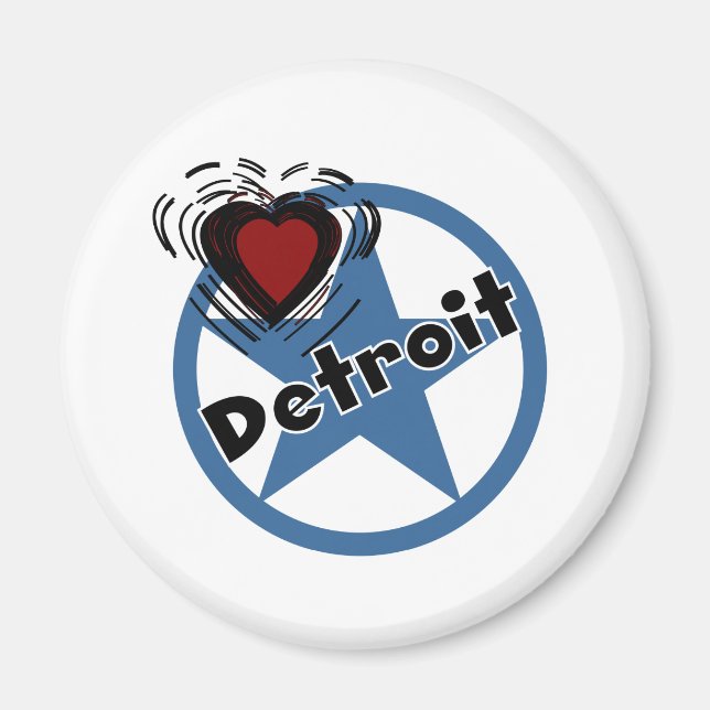 Imán Love Detroit (Frente)