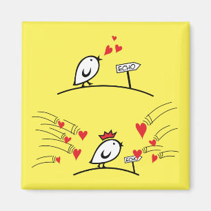 Imán LOVE ECHO - Comic Birds Tweetlercools 1