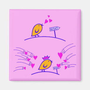 Imán LOVE ECHO - Comic Birds Tweetlercools 3