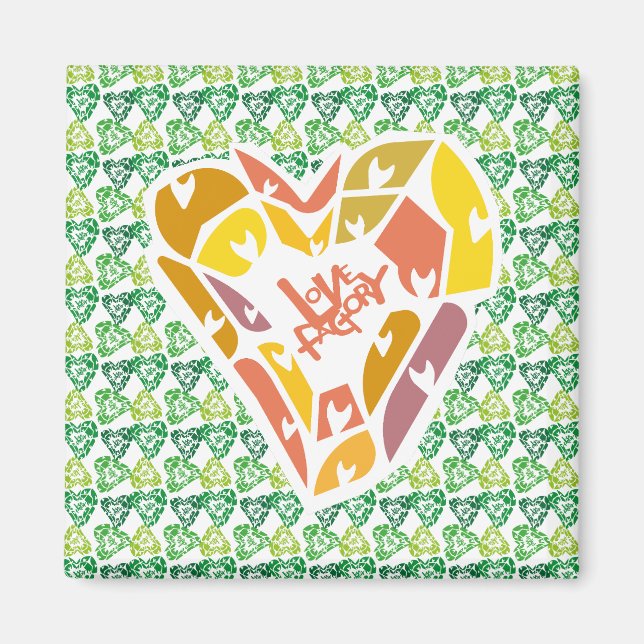 IMÁN LOVE FACTORY HEARTS BY MASANSER  (Frente)