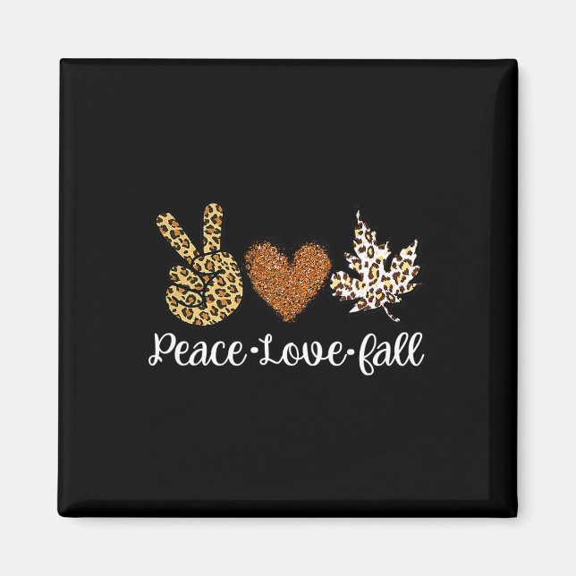 Imán Love Fall Autumn Clothes Fashion For Women (Frente)