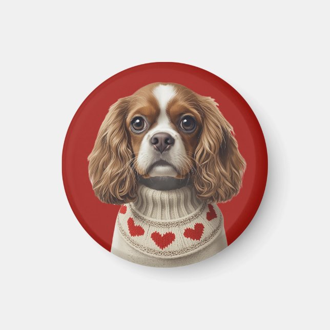 Imán Love Heart cavalier (Frente)