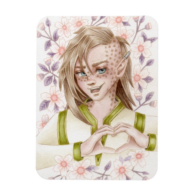 Imán Love Heart Elf   (Vertical)