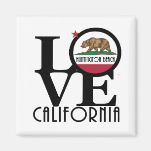 Imán LOVE Huntington Beach