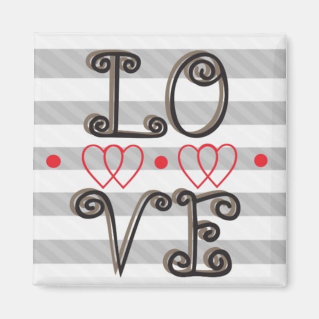 Imán Love Infinity Times Infinity Magnet (Frente)