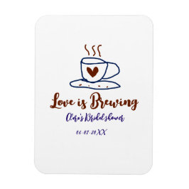 Imán Love is Brewing marrón azul despedida de soltera a