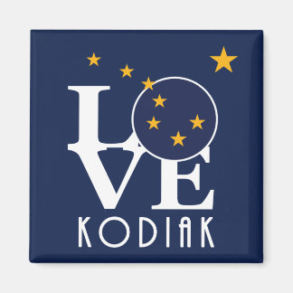 Imán LOVE Kodiak Alaska