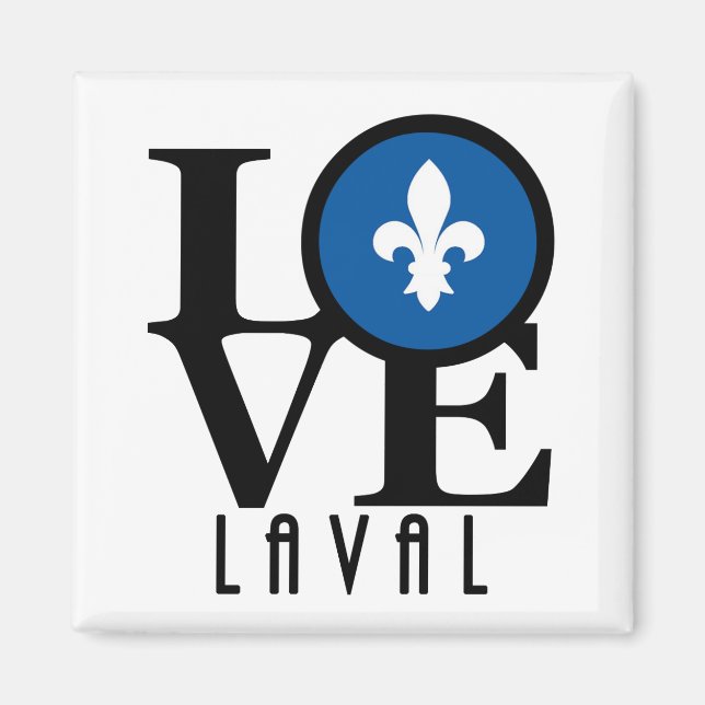 Imán LOVE Laval Quebec (Frente)