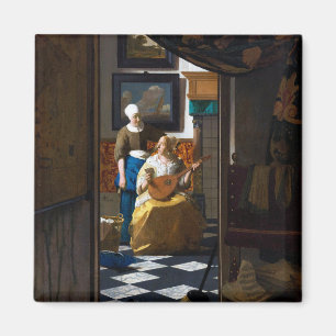 Imán Love Letter, Johannes Vermeer